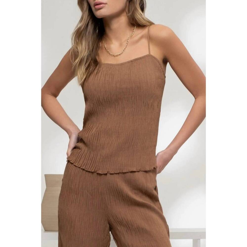 NEW THE WORKSHOP STUDIO vernazza top in brown